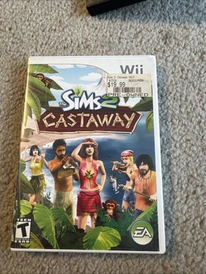 Nintendo Wii The Sims 2: Castaway Complete Tested Guaranteed - Image 1 of 4