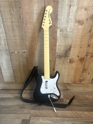 Nintendo Wii  Rock Band Fender Stratocaster Wireless Guitar 19091 No Dongle - Image 1 of 4