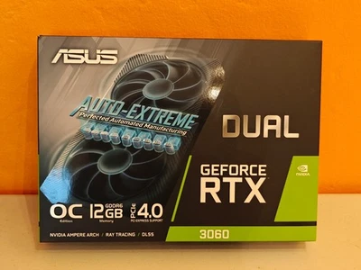 ASUS NVIDIA Dual GeForce RTX 3060 12GB GDDR6 Graphic Card OC Edition  - Image 1 of 4
