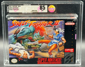 Street Fighter II 2 Super Nintendo SNES Sealed New VGA 85 Graded Capcom