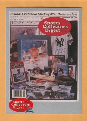 Tarjetas de resumen de Mickey Mantle New York Yankees 1998 Fleer Sports Collectors #19 Foto 1 de 2