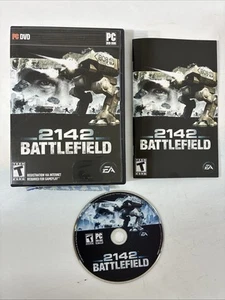 Battlefield 2142 • PC DVD-Rom • EA Game • Complete W/ Manual • Mint Disk - Picture 1 of 6