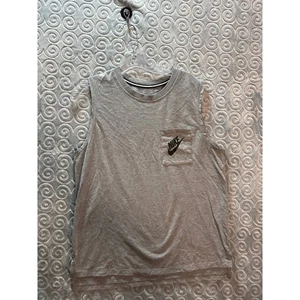 Nike Herren T-Shirt grau ärmellos Tasche sportlich Freizeit Gr. M - Bild 1 von 7