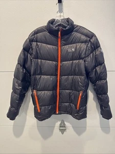 Mountain Hardwear 650 Goose Down Jacket Q-Shield Puffer Zip Men’s Sz L Grey - Picture 1 of 5
