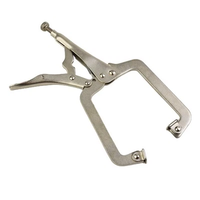 1 Pcs Locking C-Clamp Pliers 6" Vice Grip Easy Quick Release Micro-Adjustment - Image 1 of 4