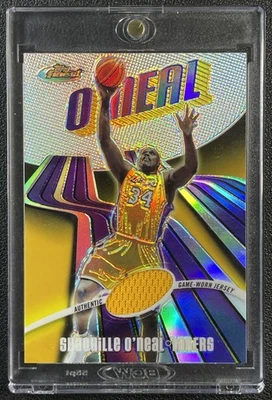 SHAQUILLE O'NEAL 2003-04 TOPPS FINEST #130 REFRACTOR JERSEY 236/250 LAKERS - Image 1 of 2
