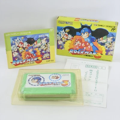 ROCKMAN 3 Megaman Famicom Nintendo 6501 fc - Image 1 of 4