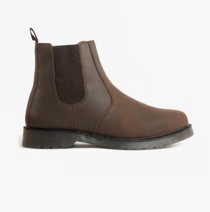 STB ELLIS Unisex Adults Workwear Slip-On Occupational/Non-Safety Boots -Waxy - Picture 1 of 8