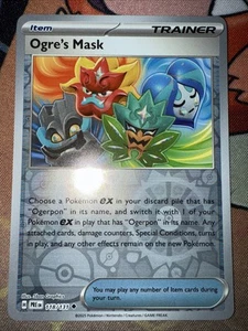 Pokemon - Prismatic Evolutions - Ogre’s Mask - 118/131 - Reverse Holo - Bild 1 von 1