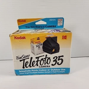 Vintage Kodak Fun Saver TeleFoto 35 Disposable Camera 35mm, Expired 5/1994 - Picture 1 of 5