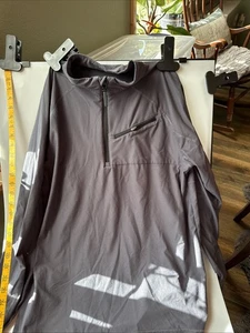 Obermeyer Herren Größe Large grau Flex 1/4 Reißverschluss Pullover Langarm Sweatshirt Oberteil - Bild 1 von 13