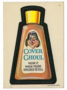 1973 OPC Canada Wacky Packages 1st Series 1 COVER GHOUL white back nm- - Picture 1 of 1