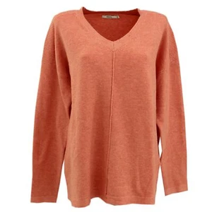 CECIL Damen langarm Pullover Pulli Shirt Strick V-Neck rose rosa 27348 - Picture 1 of 2