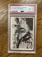 1964 Donruss Combat #78 Blasted Country PSA 8 NM-MT