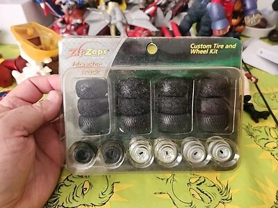 Zip Zaps Micro RC-Radio Shack-Custom Tire And Wheel Kit Monster Truck - New - Image 1 of 4