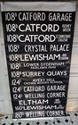 Vintage  Destination Bus Route Blind Planner