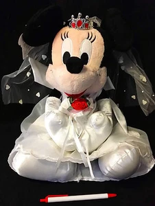AMAZING 16 inch HAPPY WEDDING DAY MINNIE MOUSE from Japan-ship free - Picture 1 of 6