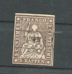 SUIZA YV # 26a, USADO, EN MUY BUEN ESTADO - Imagen 1 de 1