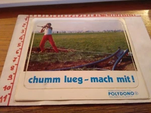 ADESIVO VINTAGE STICKER kleber HORNUSSEN CHUMM LUEG MACH MIT - Picture 1 of 1