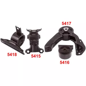 Soporte de motor y transmisión 4 piezas para Jeep Patriot (MK) L4 2,4 L 2,0 L 07 08-16 A5418 A5416 - Imagen 1 de 12