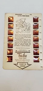 Tru-Vue Film Strips 1950's Vintage MICKEY MOUSE bambi fairy tales lassie disney - Picture 1 of 12