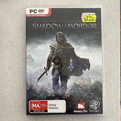 Shadow Of Mordor PC Game PC DVD ROM Complete With Manual 5 Discs Free Fast Post - Image 1 of 4