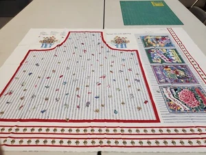 Apron Panel by Joan Kessler 1 YD 100% Cotton Fabric - Picture 1 of 3