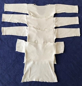 DDR Baby Jüpchen Wickeljüpchen 4 Stück Gr. 70 Bindehemdchen - Bild 1 von 8