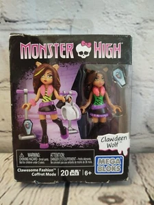 Monster High Clawdeen Wolf Figure Mega Bloks 20 pc Collectible Set NEW  - Picture 1 of 7