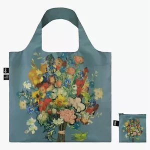 LOQI Vincent van Gogh blaue Tragetasche mit Blumenmuster - Bild 1 von 3