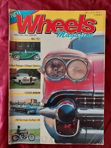 Vintage German Magazine WHEELS MG TC Car Auto Mechanic Edsel Ranger January 1989 - Picture 1 of 7