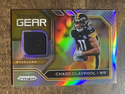 Chase Claypool, 2020 Panini Prizm “Rookie Gear, Silver Prism. Pitt. Steelers 🔥 - Image 1 of 2