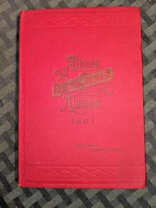 Antique Albany Evening Journal Almanac 1891 - Picture 1 of 10