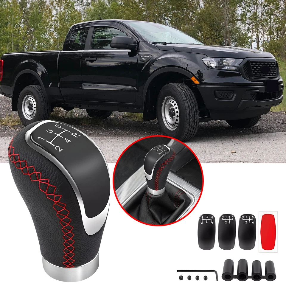 For Ford Ranger XL PU Manual Gear Stick Shift Knob Shifter Lever Head 5/6 Speed Foto 1 de 4