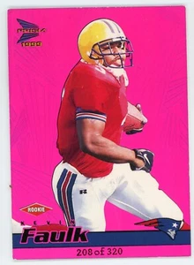 Pacific Prism Kevin Faulk 1999 holográfico púrpura #88 #208/320 Patriots - Imagen 1 de 1