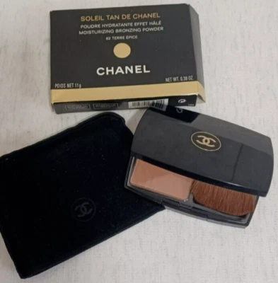 Pó Bronzeador Hidratante Chanel Soleil Tan De 62 Terre Epice Novo Na Caixa - Imagem 1 de 4