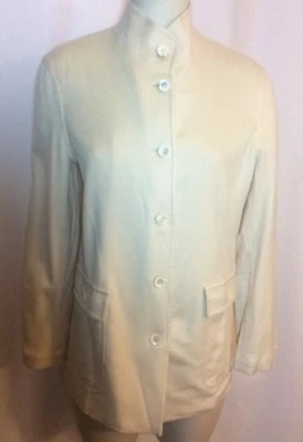 Loro Piana Cashmere Blazer Jacket Size 40 Winter White EUC - Image 1 of 4