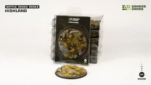 Gamers Grass Highland - Round 90mm (x1) New - Picture 1 of 4