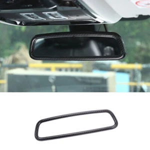 Marco de cubierta de espejo retrovisor interior de fibra de carbono para Range Rover Evoque 2012-2019 - Imagen 1 de 7