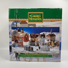 Country Memories Ltd Ed Christmas Village 13 Pc Set David McCall Johnston 1993