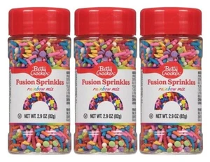 Betty Crocker Fusion Sprinkles Rainbow Mix 3 Pack - Picture 1 of 2