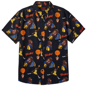 Teen Wolf (1985 Movie) Button Up 2XL Shirt Middle Of Beyond Cult Classic 2X - Picture 1 of 3