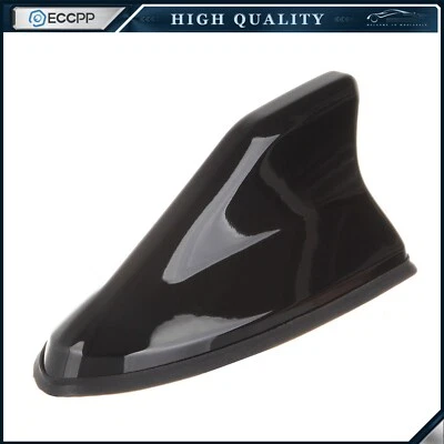 Radio de techo negro universal señal AM/FM aleta de tiburón antena aérea accesorios para automóvil Foto 1 de 4