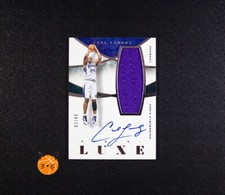 2013-14 Luxe Carl Landry Jersey Autograph # 2/49 Sacramento Kings Card M-CL