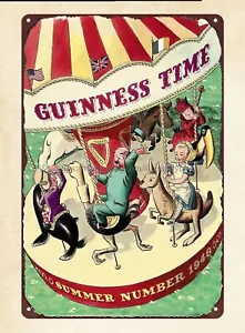 garage decor John Gilroy Irish stout Time 1948 beer pub bar brew shop tin sign - Picture 1 of 4