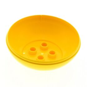 1x LEGO Duplo Animal Egg Bowl Yellow Bottom Ball Track 9089 3266 4129938 31367