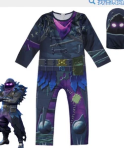 Cosplay Skull Trooper Man Costume Carnival Halloween Costume Kids Jumpsuits Mask - Picture 1 of 5