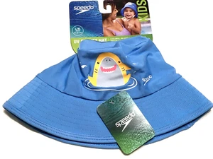 Speedo Infant Boy's Size L/XL 12-24 Month Blue UV Sun Protection Bucket Hat - Picture 1 of 8
