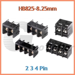 2 3 4 Way Black PCB Barrier Screw Terminal Block Strip Connector HB825 300V/20A - Picture 1 of 13