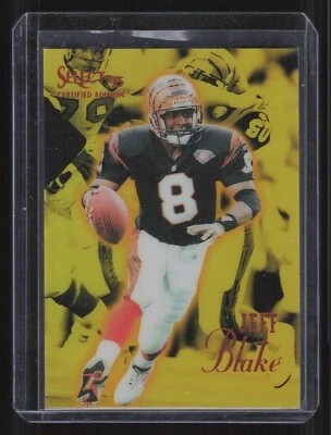 1995 Select Certified Jeff Blake #13 Mirror Gold Bengals  - Image 1 of 2